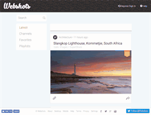 Tablet Screenshot of news.webshots.com